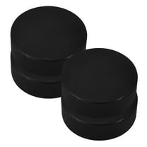 YUYUETIME 4Pcs Black Pucks for Ice Hockey Pucks for Training and Low Friction