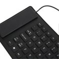 thumbnail image 3 of 85 Keys Silicone Foldable Keyboard, Foldable Design, Quiet, Wired, Dustproof, Flexible, Black, 3 of 4