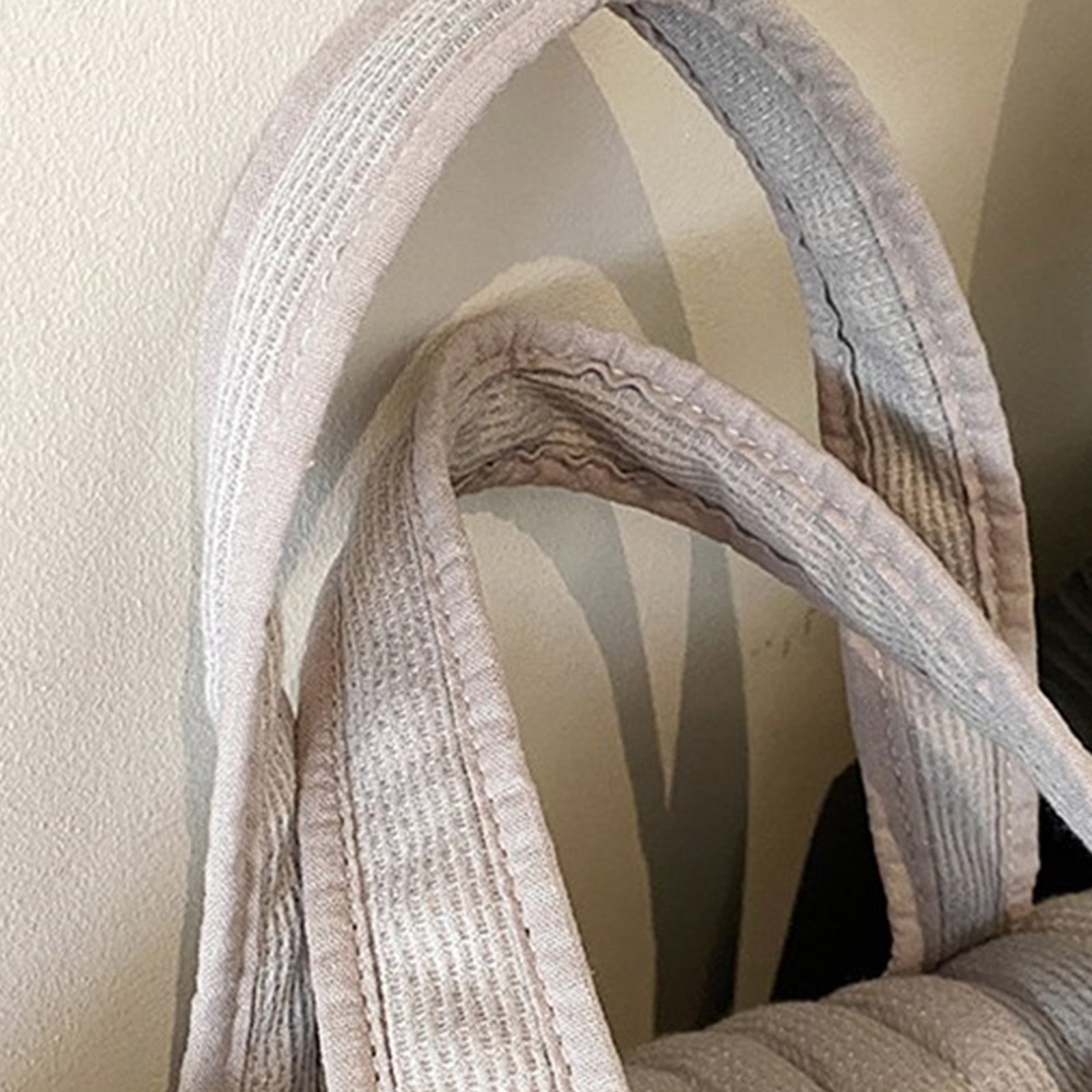 Cotton Linen Diaper Bag Portable Handbag Organiser with Easy Access Pockets for Traveling Parents and Newborns Care