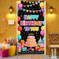 thumbnail image 4 of Colorful Banner Cake Theme Birthday Party Banner Balloon Decor Gift Elements Celebration Banner for Birthday Party Kids Party Indoor Celebration, 4 of 9
