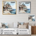 thumbnail image 4 of Designart "Winter'S Enchantment By The Beach House" Coastal Pier Floater Framed Canvas Art Print, 4 of 5