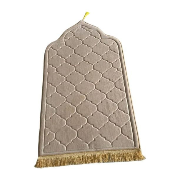 Alfombra de oración portátil, manta coleccionable para cafetería al aire libre, bar, dormitorio, Día del Padre amarillo beis