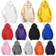 thumbnail image 5 of Qarigey Unisex Womem Hombres Algodón Color sólido Sudadera con cordón Sudadera con capucha Camisetas Rosado XXL Qarigey AP000776-56, 5 of 6