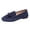 Blue, variant on Suede Loafers Sneakers for Women Memory Foam Tassel Slip on Shoes Lightweight Non Slip Fashion Dress Footwear Green Size 6.5