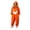 A201 Orange, variant on HOWPAY Adult Halloween Costumes Hooded Fleece Onesie Loose Fit Soft Fall Winter Jumpsuit Cozy Halloween Costume For Holiday Masquerade Party Loungewear Halloween Costumes L