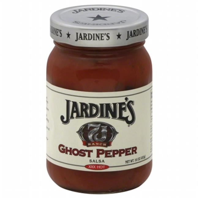 Jardines 16 oz. Salsa Ghost Pepper