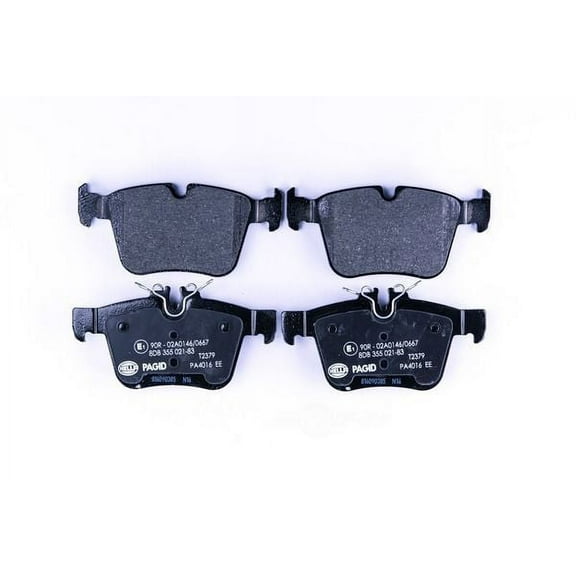 HELLA 355021831 OE Formulated Low-Metallic Disc Brake Pad Set