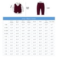 thumbnail image 3 of Conjunto de ropa para bebés y niños 2-3T con chaleco, pantalones, camisa y pajarita, 3 of 7