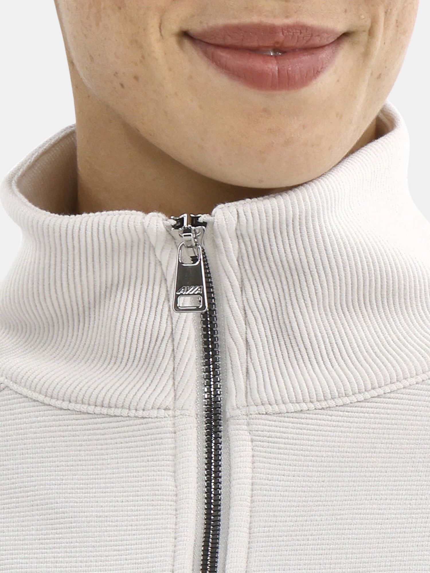 Avia Women's and Women's Ottoman 1/2 Zip Sweatshirt, Sizes XS-4X