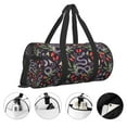 thumbnail image 3 of Pofeuu Snakes And Snake Fruit Print Travel Duffel Bag,Sports Tote Gym Bag,Shoulder Weekender Overnight Bag for Women Gym Bag, 3 of 6
