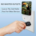 thumbnail image 3 of Toucan LED Square Night Lights - Modern Design, Energy Efficient Indoor Lighting for Bedrooms, Bathrooms, and Hallways - 200 Characters, 3 of 6