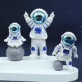 thumbnail image 3 of 3 piezas estatuas de s para dormitorio de noche coche salpicadero hogar Estándar Zulema Estatua de astronauta, 3 of 8