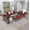 Red, variant on ACEGOSES 8-Piece Patio Sofa Set Rattan Outdoor Furniture Set Three-Seat Sofa Ottomans Suiting Backyard, Poolside and Patio,Gray