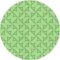 thumbnail image 1 of Ahgly Company Indoor Round Patterned Green Snake Green Area Rugs, 7' Round, 1 of 6