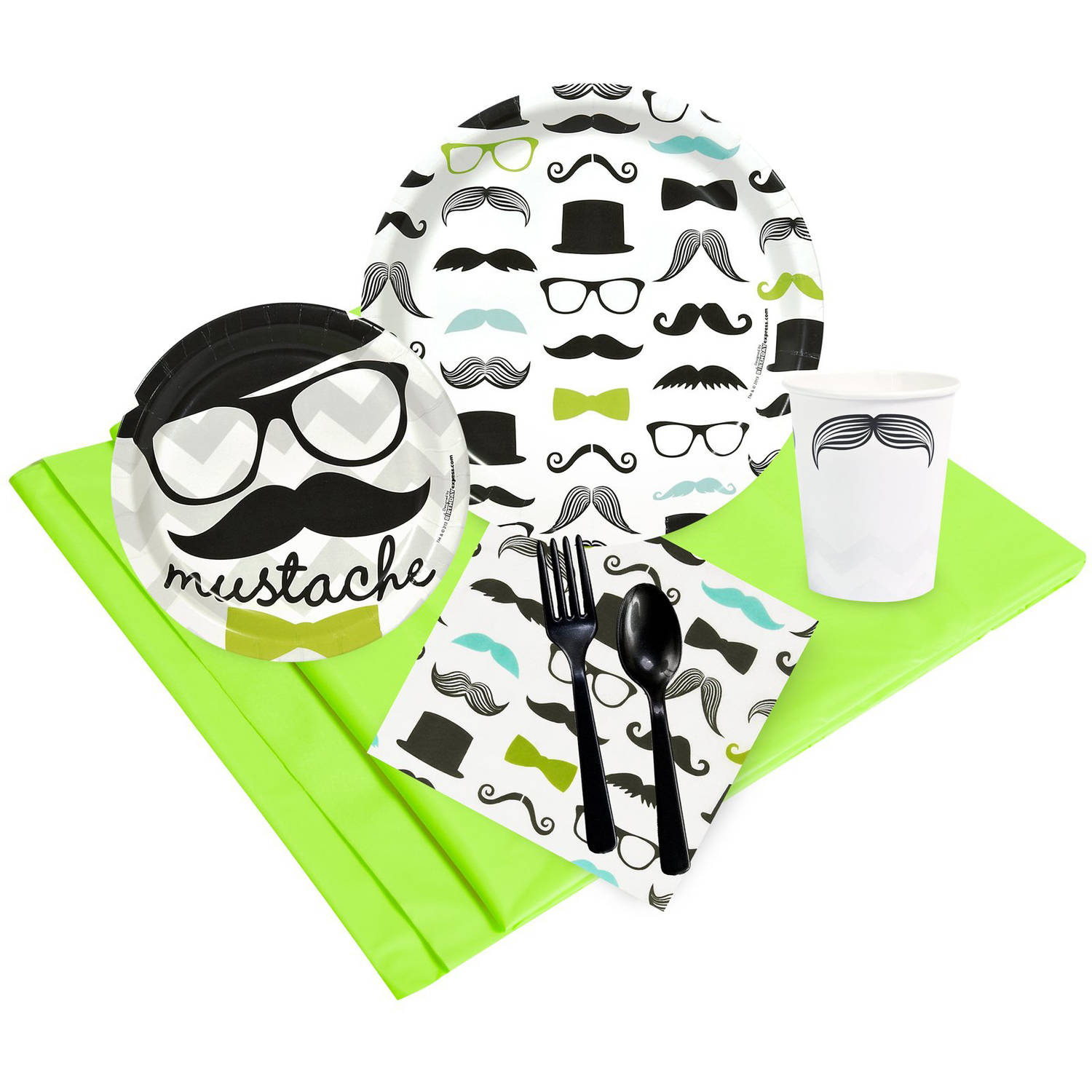 Birthday Express Assorted Colors Paper Party Supply Set, (121 Pieces) 8