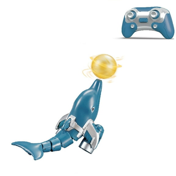 Remote Control Dolphin Toy for Pool Lake with Rotate Sphere Remote Control Water Toy