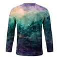 thumbnail image 4 of Long Sleeve Casual Lightweight Pullover Shirts, Men Trendy Round Neck Fall Tee Novelty 3D Graphic Print Vintage Raglan T-Shirt Gym, 4 of 5