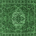 thumbnail image 1 of Ahgly Company Indoor Square Persian Emerald Green Traditional Area Rugs, 3' Square, 1 of 4