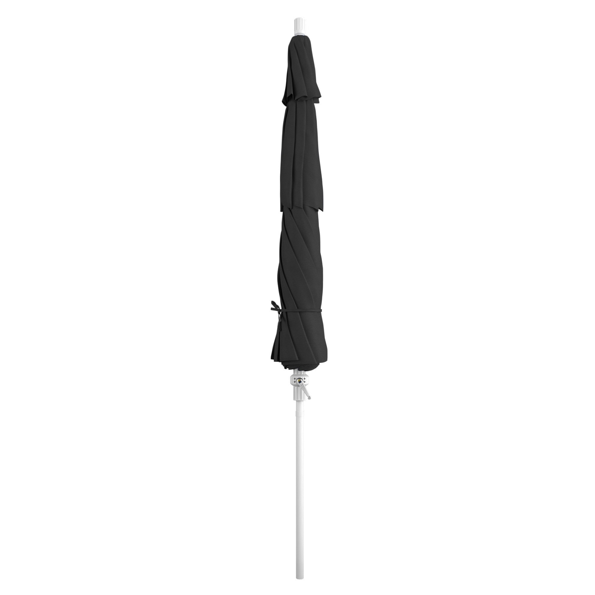Havenside Home Perry 11ft Crank Lift Aluminum Round Umbrella by , Base Not Included Black - image 4 of 5