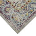 thumbnail image 5 of 8' Gray Floral Power Loom Runner Rug, 5 of 5