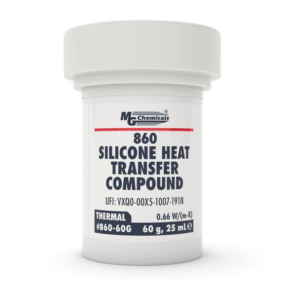 Compuesto de transferencia térmica MG Chemicals 860, frasco de 60 g