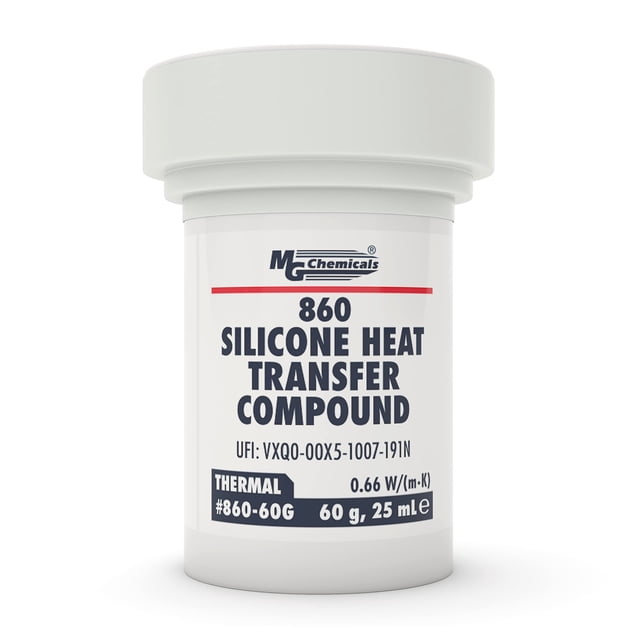Compuesto de transferencia térmica MG Chemicals 860, frasco de 60 g