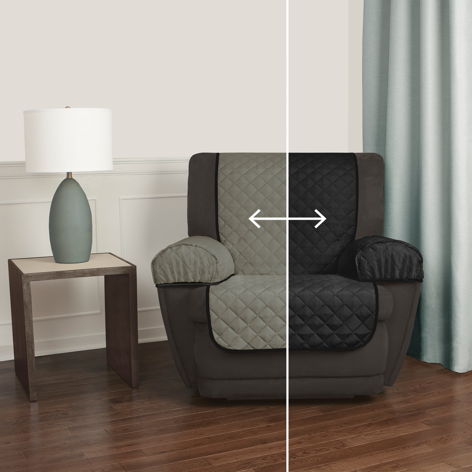 Maytex Reversible Microfiber 3 Piece Recliner Furniture Pet Cover