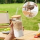 thumbnail image 1 of Taza de café de cristal de 350 ml, vajilla transparente elegante para té con leche y café, taza resistente a choques térmicos duradera, fácil de limpiar tanto en casa como en la oficina, 1 of 6