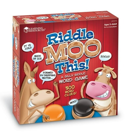 Learning Resources Riddle Moo This Silly Word Game