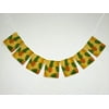 YKCG Tropical Fruit Pineapples Banner Bunting Garland Flag Sign for Home Family Party Decoration