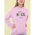 thumbnail image 2 of Lets Your Soul Shine Daisy Hoodie Women -Image by Shutterstock, Female Large, 2 of 4