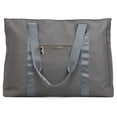 thumbnail image 4 of Bolso de viaje Badgley Mischka de nylon ligero gris, 4 of 9