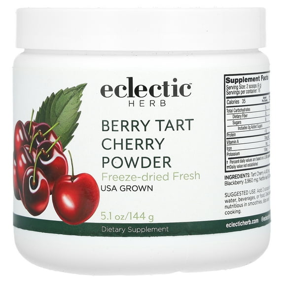 Eclectic Herb Berry Tart Cherry Powder, 5.1 oz (144 g)