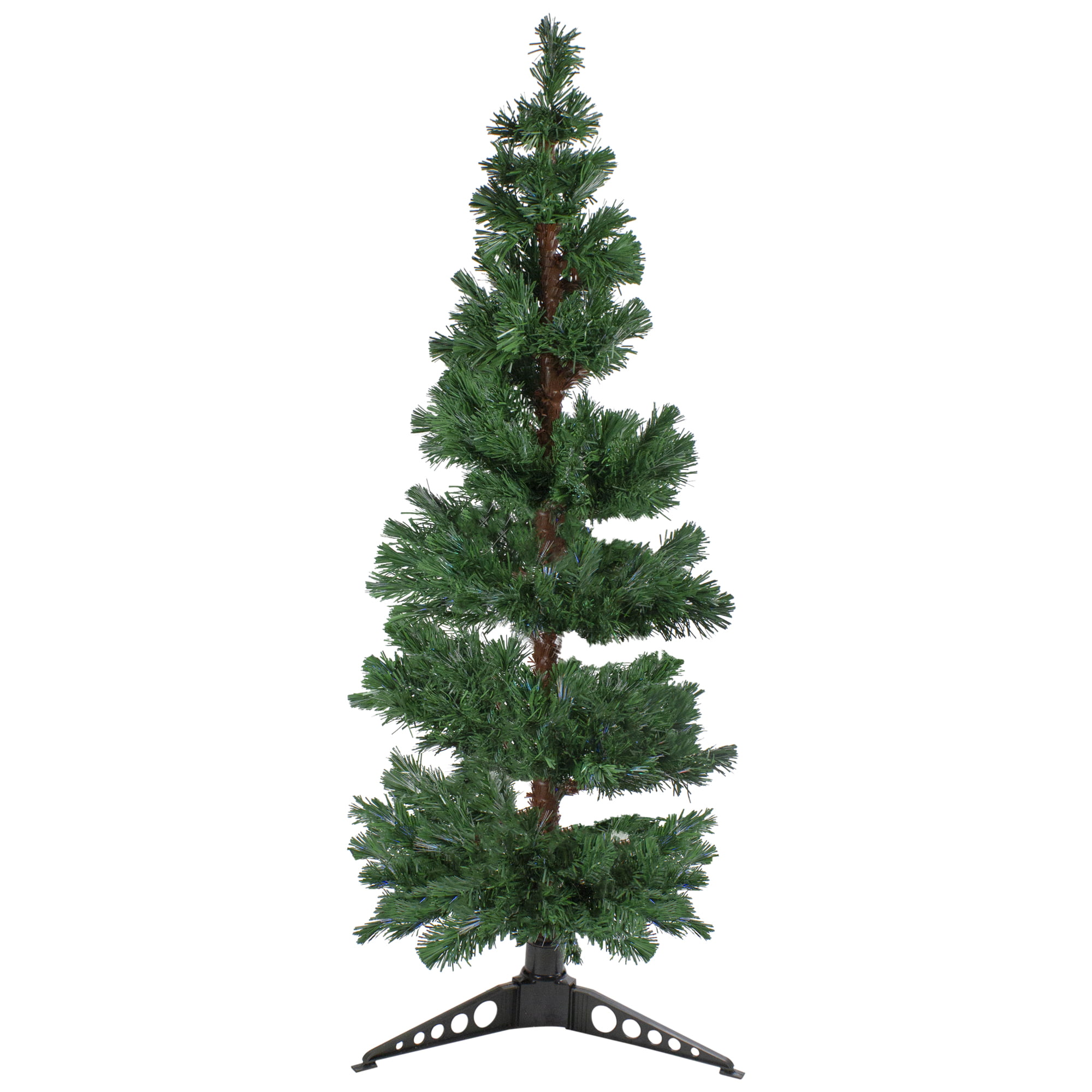 Prelit fiber optic artificial pine spiral Christmas tree Fiber optic Fiber Optic Christmas Tree Color Wheel