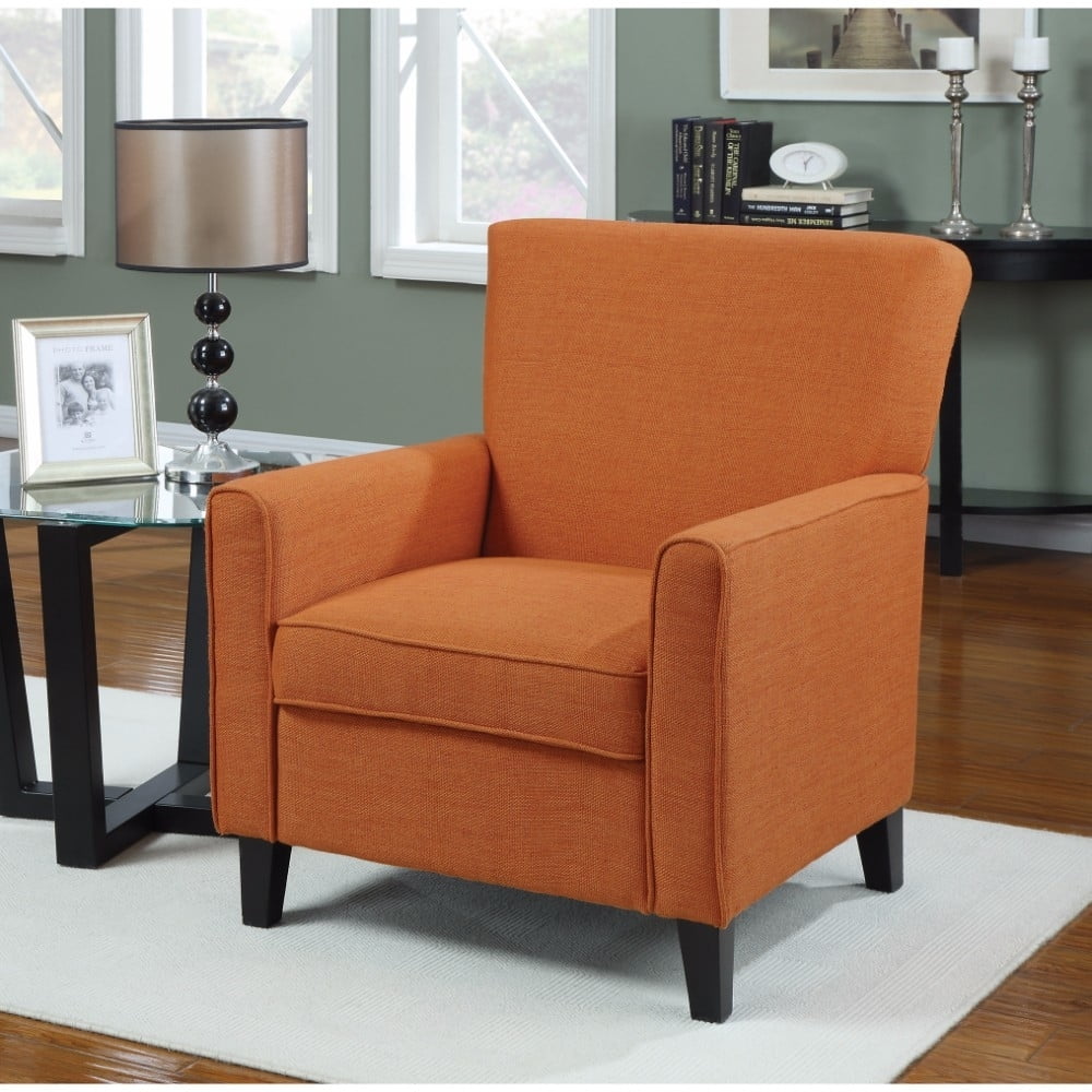 Casual Orange Accent Chair - Walmart.com - Walmart.com