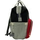 thumbnail image 3 of Mochila Pañalera Land Moderna Practica Bebes Térmica Oxford Negro Rojo, 3 of 6