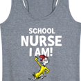 thumbnail image 3 of Dr. Seuss - School Nurse I Am Sam I Am - Women's Racerback Tank Top, 3 of 6