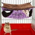 thumbnail image 3 of Pet Hammock, Double Layer Interlayer Pet Hanging House, Comfortable Steady Warm For Squirrel Small Pets S,L, 3 of 8