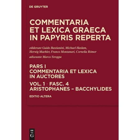 Commentaria et lexica Graeca in papyris reperta (CLGP)