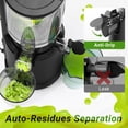 thumbnail image 3 of Slow Cold Press Juicer Machine: Electric Masticating Juicer Extractor Easy Clean - Whole Fruit Vegetable Juice Maker - Cold Pressed Slow Blender Juic, 3 of 8