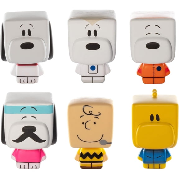 JINX Snoopy in Space Mobbins Toy Blind Pack (One Mystery Figure), 2-in Vinyl Figure from Apple TV Series for Fans Ages 3