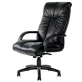 thumbnail image 1 of Nicer Interior Italian Leather CEO Executive Office Chair - Black, 1 of 1