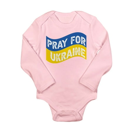 

CafePress - Pray For Ukraine Body Suit - Long Sleeve Infant Bodysuit