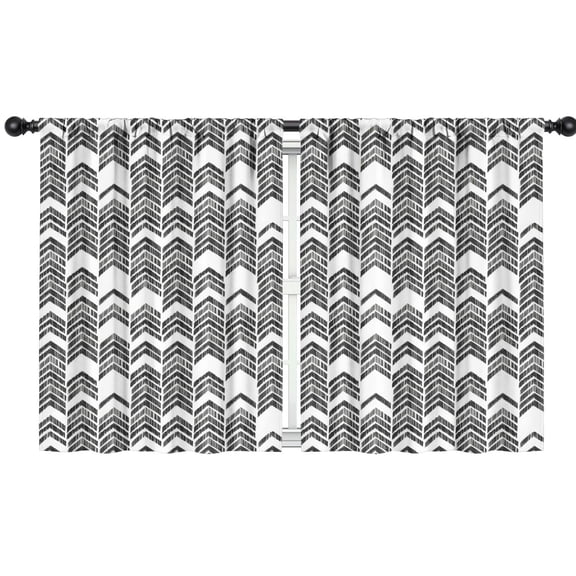 Blackout Kids Curtains,Boho Bohemia Geometric Line Art Childrens Insulated Curtains Set Of 2,Bedroom Essentials,Toddler Room Decor 42"x54"(106x137cm)