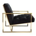 thumbnail image 5 of Nova Lifestyle Stainless Steel Accent Chair With Black Finish LUXECHBL, 5 of 7