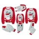 thumbnail image 1 of Pijamas navideños Fiomva, conjuntos familiares a juego, ropa de dormir con ciervos navideños para hombres, mujeres, niños y bebés, fiestas navideñas, 1 of 8