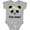AC-Heather Grey, variant on Inktastic First Birthday Panda 1 Year Old Girl Girls Baby Bodysuit