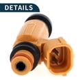 thumbnail image 4 of Inyector de Combustible para Mitsubishi Montero Sport 2.4 97-99 Coincidencia de Flujo No.MD319792/CDH275/AW347305/63P-13761-00-00 Boquilla de Combustible Amarilla 1 Pc, 4 of 7