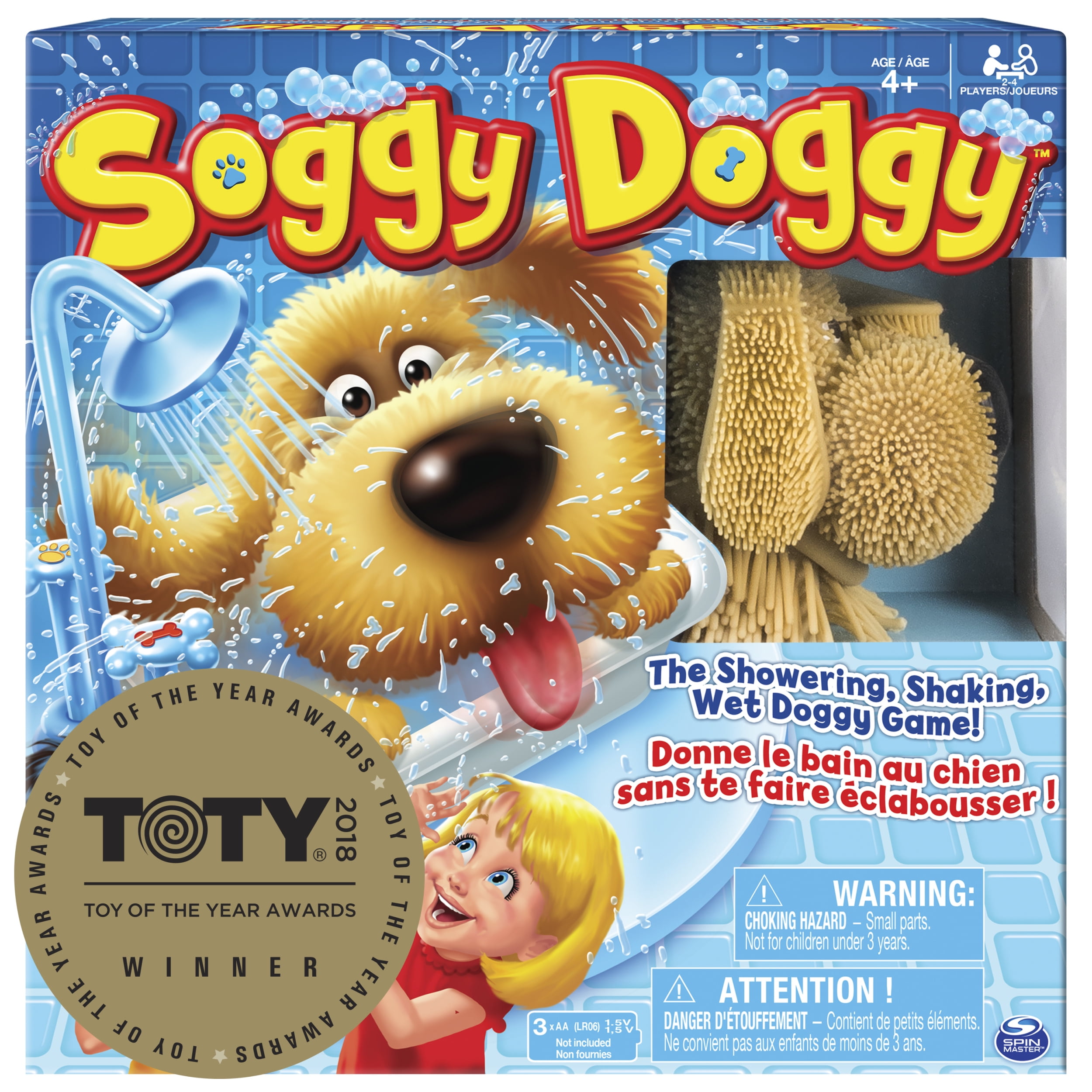 Soggy Doggy Board Game for Kids with Interactive Dog Toy - Walmart.com