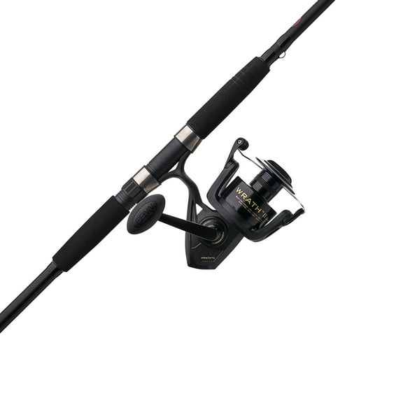 PENN Wrath II Spinning Fishing Combo, 10' Heavy Rod, 8000 Size Reel